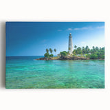 Black and white photograph of a Sri Lankan landscape on large stretched canvas, ideal for kitchen art.