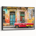 Black and white vintage poster art of a Caribbean landscape on framed canvas, suitable for bedroom decor.