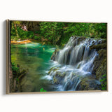 Framed canvas depicting a vintage-style Bulgarian landscape in muted gold and black tones, suitable for bedroom wall art.