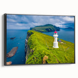 Black and white vintage poster art of a Danish landscape on framed canvas, suitable for bedroom decor.