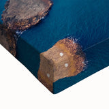 Black and white landscape painting of a serene European scenery on large stretched canvas, suitable for bedroom decor.