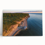 Black and white photo of a European cityscape on large stretched canvas, ideal for kitchen wall art.