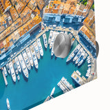 Large abstract wall art featuring a Provence, France scenery in muted earth tones on acrylic glass.