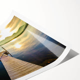 Extra large wall art of line art flowers in subtle earth tones on a rolled canvas, suitable for large living room spaces.