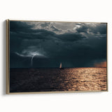 Framed canvas landscape painting of a European scene in muted earth tones, ideal for bedroom wall art.