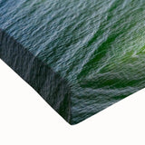 Black and white landscape painting of a European countryside on stretched canvas, suitable for bedroom decor.