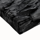 Large art of a black and white Barcelona landscape on stretched canvas, suitable for bedroom wall decor.