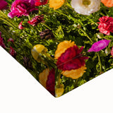 Large art of a black and white landscape painting depicting Middle Eastern scenery on stretched canvas.