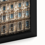 Extra large framed canvas featuring a textured black wall art scene with colorful Middle Eastern scenery.