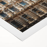 Art deco poster of a Saudi Arabian landscape in muted earth tones on rolled canvas, suitable for dining room decor.