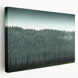 Large art print of Auckland skyline in muted blue tones on stretched canvas, ideal for kitchen wall art.