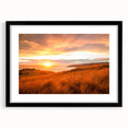 Abstract art print of a colorful, textured New Zealand Canterbury scenery on a large canvas, ideal for living room decor.