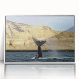 Acrylic print of an Art Deco-style Argentine landscape in muted earth tones, ideal for modern art wall decor.