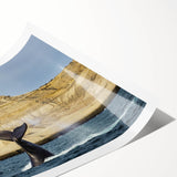 Extra large wall art featuring line art flowers in muted earth tones on a rolled canvas, ideal for large living room decor.