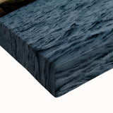 Large art of an Argentinian landscape in black and white on stretched canvas, suitable for bedroom wall decor.