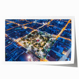 Rolled print of a Bolivian landscape with vivid greenery and mountains, ideal for art wall dining room decor.