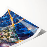 Extra large rolled print featuring line art flowers in subtle earth tones, ideal for large living room wall decor.