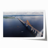 Extra large rolled print depicting a vibrant floral scene in South America, ideal for art wall dining room or bathroom.