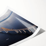 Extra large wall art featuring line art flowers in black and white, ideal for large living room wall decor.