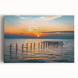 Large black and white stretched canvas of Alabama scenery, suitable for kitchen wall art.