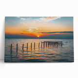 Black and white stretched canvas depicting Alabama scenery, ideal for kitchen wall art or bedroom ambiance.