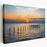 Large canvas print of Alabama scenery in soft earth tones, suitable for kitchen wall art.