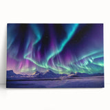 Black and white photo of Alaskan scenery on stretched canvas, suitable for kitchen or bedroom wall art.