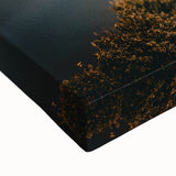 Black and white landscape art painting of Arkansas scenery on large stretched canvas, suitable for bedroom wall decor.