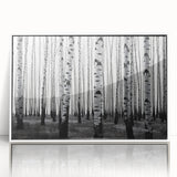 Art deco style poster of Aspen, Colorado scenery in muted earth tones, framed acrylic, ideal for modern nursery decor.