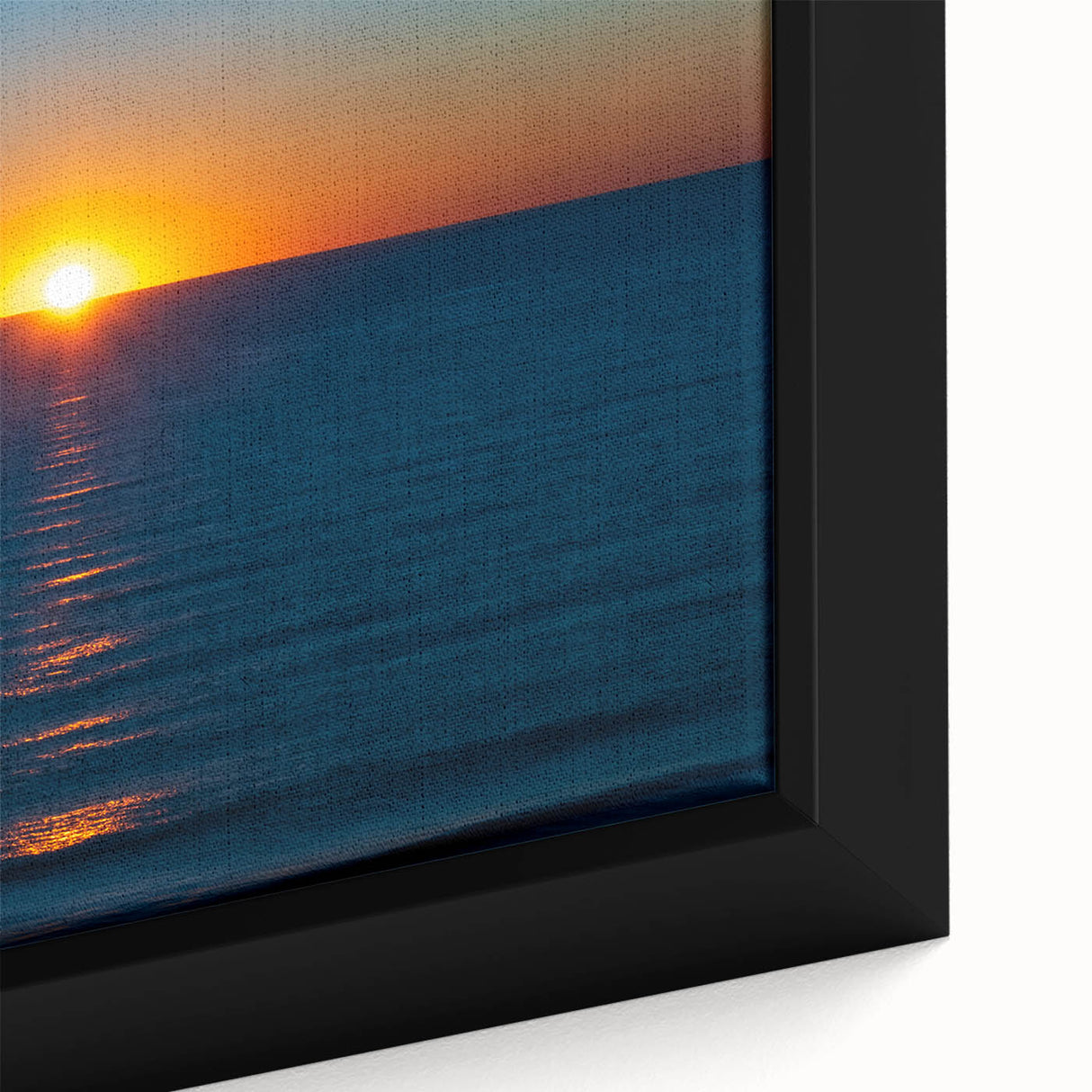 Extra large black wall art featuring a textured Delaware scenery on a framed canvas, with colorful accents.