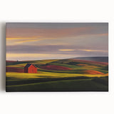 Large black and white photo of Idaho scenery on stretched canvas, suitable for kitchen wall art.