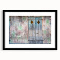 Abstract art print of New Orleans in vibrant, colorful hues on a large textured canvas, ideal for living room decor.