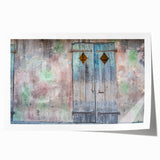 Rolled print of New Orleans scenery in pastel shades, ideal for art wall dining room.