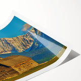 Extra large wall art depicting line art flowers in black and white, ideal for large living room decor.