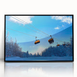 Large abstract wall art depicting a Vermont landscape in muted earth tones on a framed acrylic.