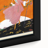 Springtime Vogue Cover Art - Pink Coat Fashion Illustration Print