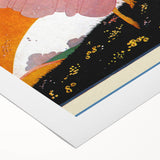 Springtime Vogue Cover Art - Pink Coat Fashion Illustration Print