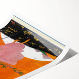 Springtime Vogue Cover Art - Pink Coat Fashion Illustration Print