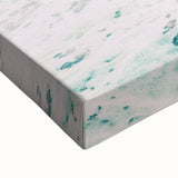 Large art depicting a black and white landscape painting on stretched canvas, suitable for bedroom wall decor.