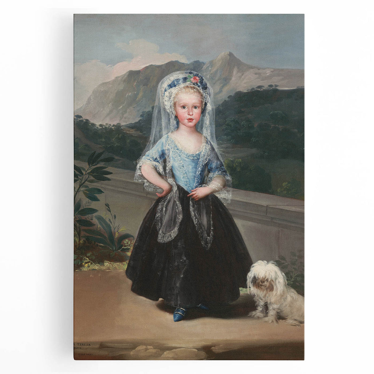 Famous Romantic Era Art: Portrait of María Teresa by Goya