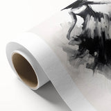 Graceful Abstract Dancer Wall Art – Black & White Canvas Print