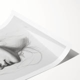 Abstract figurative rolled print showcasing vibrant colors and dynamic shapes, elegantly packaged in a protective cardboard tube for art lovers and collectors.