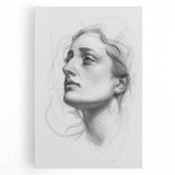 Abstract figurative stretched canvas art showcasing vibrant colors and dynamic shapes, designed to enhance modern interiors with artistic expression.