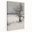 Abstract floral stretched canvas artwork showcasing vibrant colors and intricate patterns, displayed from a side view to highlight its depth and texture. Perfect for modern home decor.