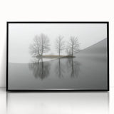 Abstract landscape artwork in a black frame, showcasing vibrant colors and dynamic shapes, ideal for modern home decor. Adds a contemporary touch to any room.