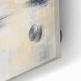 Geometric Abstract Wall Decor – Beige and Gray Modern Canvas