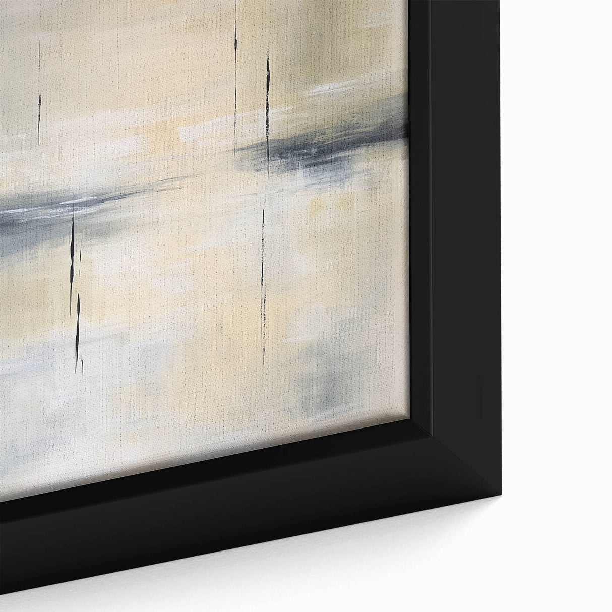 Geometric Abstract Wall Decor – Beige and Gray Modern Canvas
