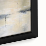 Geometric Abstract Wall Decor – Beige and Gray Modern Canvas