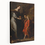 Baroque and Rococo Wall Art - Holy Family with Fruits - Classic Print