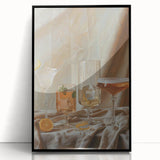 Large abstract wall art featuring geometric shapes in black and white, framed in acrylic, suitable for modern art wall decor.